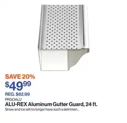 Patrick Morin Aluminum Gutter Guard, 24 ft offer