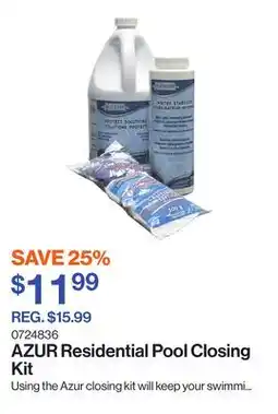 Patrick Morin Residential Pool Closing Kit offer