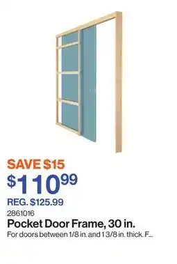 Patrick Morin Pocket Door Frame, 30 in offer