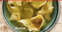 M & M Food Market Wonton Soups offer