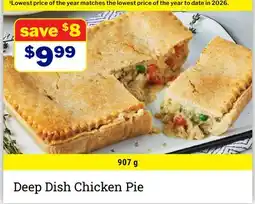 M & M Food Market Deep Dish Chicken Pie offer