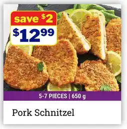 M & M Food Market Pork Schnitzel offer
