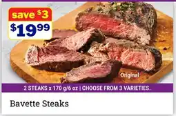 M & M Food Market Bavette Steaks offer