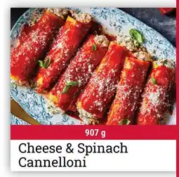 M & M Food Market Cheese & Spinach Cannelloni offer