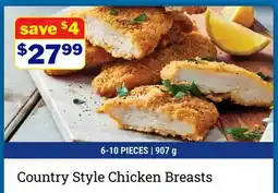 M & M Food Market Country Style Chicken Breasts offer