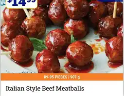 M & M Food Market Italian Style Beef Meatballs offer