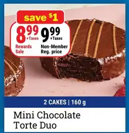 M & M Food Market Mini Chocolate Torte Duo offer