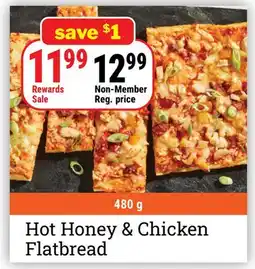 M & M Food Market Hot Honey & Chicken Flatbread offer