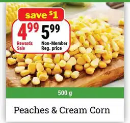 M & M Food Market Peaches & Cream Corn offer