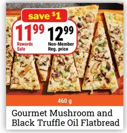 M & M Food Market Gourmet Mushroom and Black Truffle Oil Flatbread offer