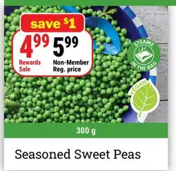 M & M Food Market Seasoned Sweet Peas offer