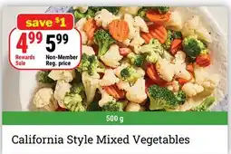 M & M Food Market California Style Mixed Vegetables offer