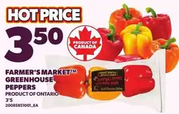 Loblaws Farmer's Market greenhouse peppers offer