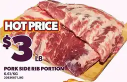 Loblaws Pork side rib portion offer