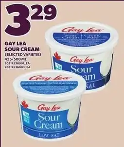 Loblaws Gay Lea sour cream offer