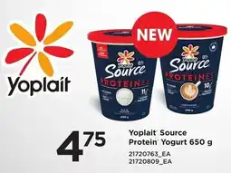 Loblaws Yoplait Source Protein Yogurt offer