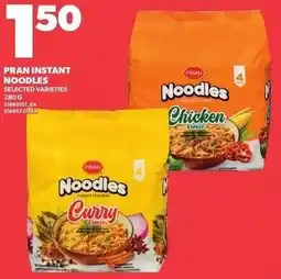 Loblaws Pran instant noodles selected varieties offer