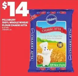 Loblaws Pillsbury 100% whole wheat flour chakki atta offer
