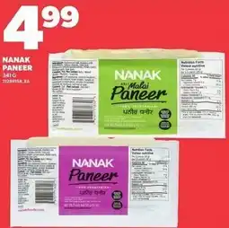 Loblaws Nanak Paneer offer