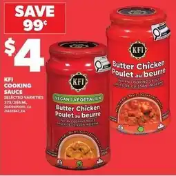 Loblaws KFI cooking sauce butter chicken offer