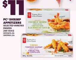 Loblaws PC shrimp appetizers offer