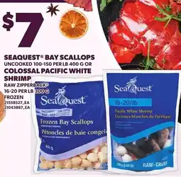 Loblaws Seaquest bay scallops offer