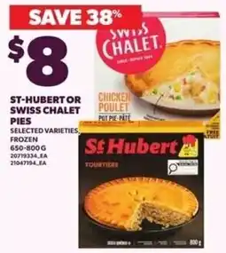 Loblaws St Hubert chicken pie offer