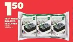 Loblaws T&T korean roasted sea laver offer