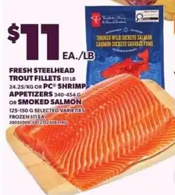 Loblaws Fresh Steelhead Trout Fillets offer