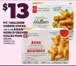 Loblaws PC halloom cheese sticks offer