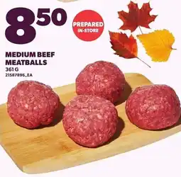Loblaws Medium beef meatballs offer