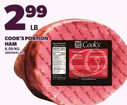 Loblaws Cook's portion ham offer