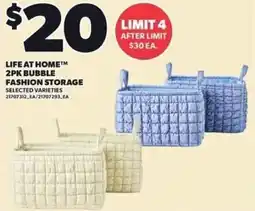 Loblaws Life at Home 2pk bubble fashion storage offer