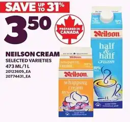 Loblaws Neilson cream offer