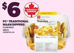 Loblaws PC traditional naan dippers offer