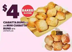 Loblaws Ciabatta buns offer