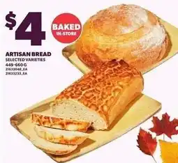 Loblaws Artisan bread offer