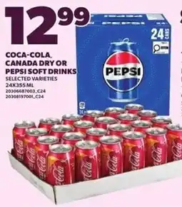 Independent Grocer Coca-Cola, Canada Dry or Pepsi soft drinks offer
