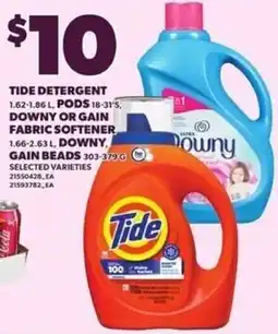 Independent Grocer Tide detergent offer