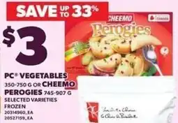 Independent Grocer PC vegetables offer