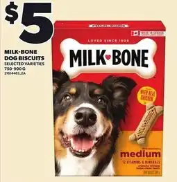 Loblaws Milk bone dog biscuits offer