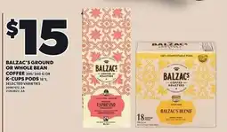 Loblaws Balzac's ground or whole bean coffee offer