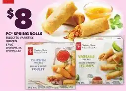 Independent Grocer PC spring rolls offer