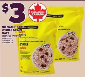 No Name whole grain oats