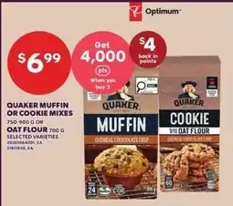 Loblaws Quaker muffin or cookie mixes offer
