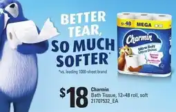 Loblaws Charmin bath tissue offer