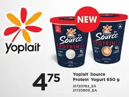 Independent Grocer Yoplait Source Protein Yogurt offer