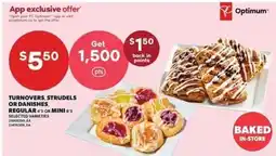 Independent Grocer Optimum turnovers strudels or danishes offer