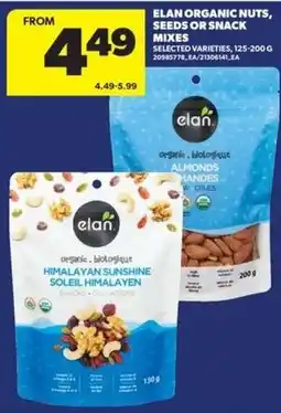 Real Canadian Superstore Elan organic nuts, seeds or snack mixes offer