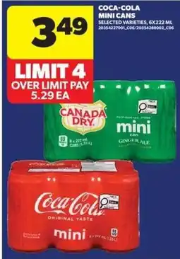 Real Canadian Superstore Coca-Cola mini cans offer